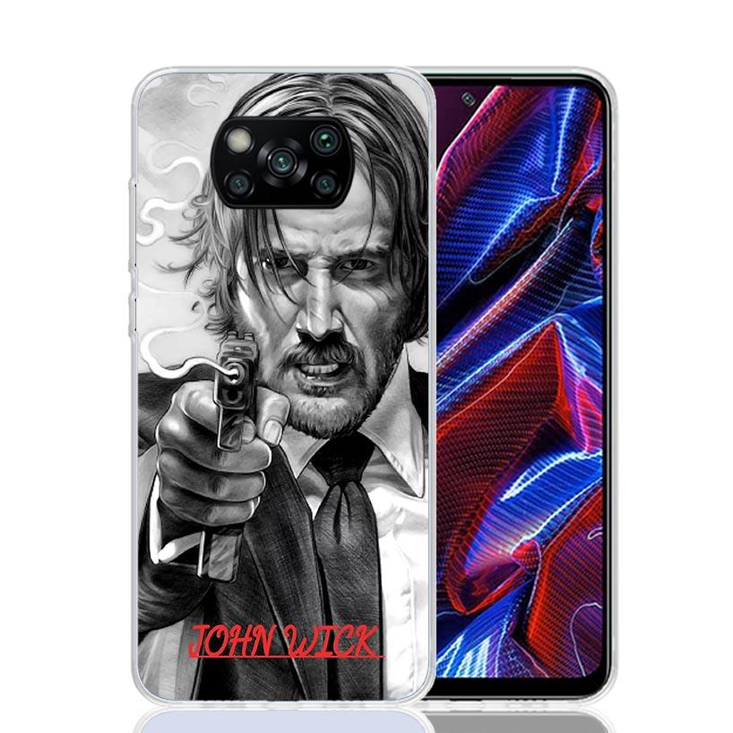 John Wick 4 Movie Phone Case For Xiaomi Poco F7 Ultra X7 X6 Pro X5 Redmi 15 15C 13 13C 12 12C 10 10A 10C 9 9A 9C 9T Shell Poco X