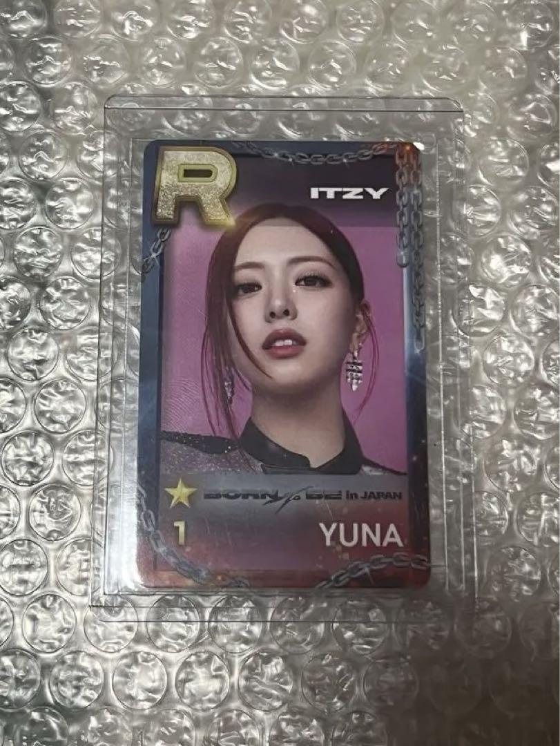 

[USED] ITZY trading card Yuna real card