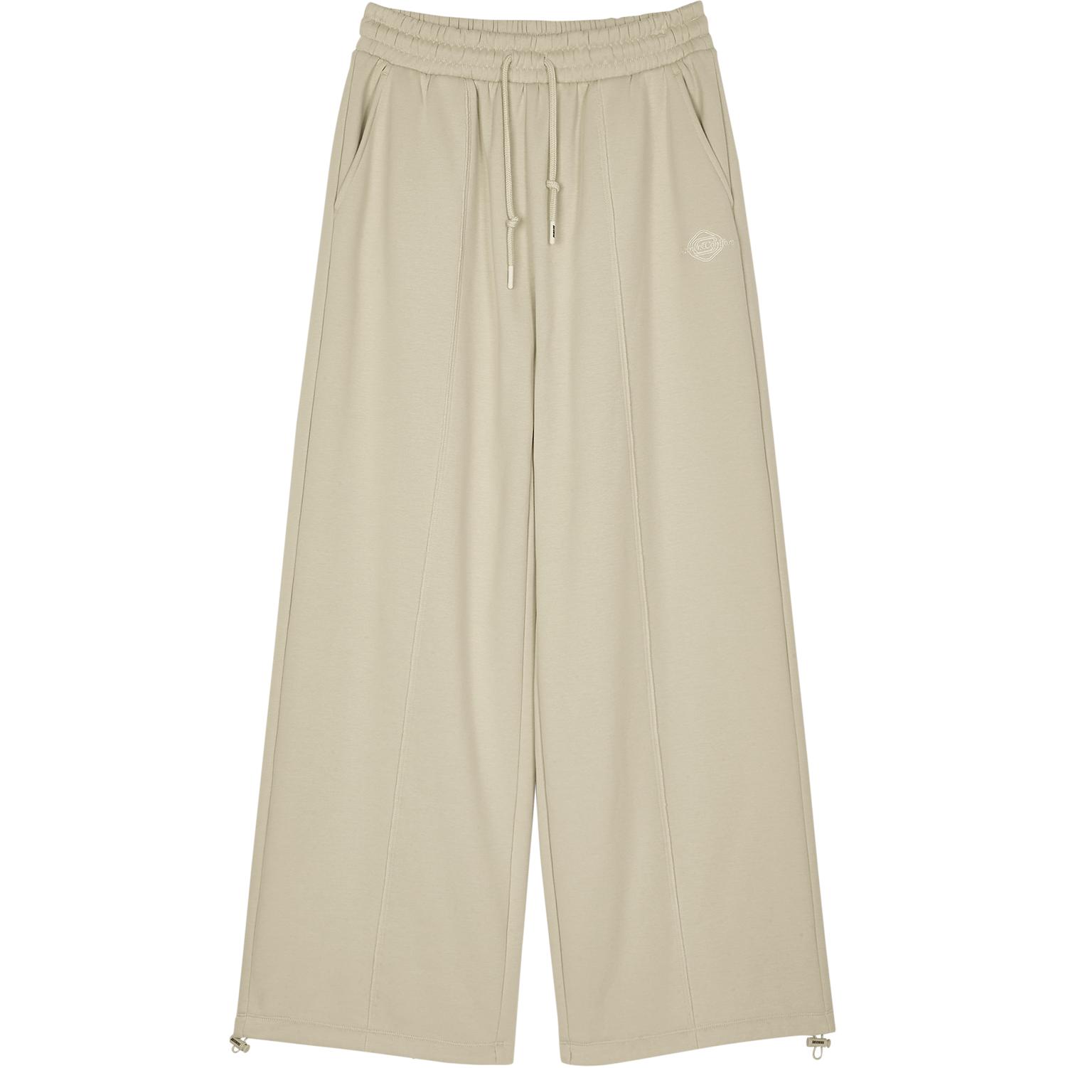Skechers Comfortable Soft Breathable Straight Leg Casual Pants Women bottoms Khaki L324W098-0046 S