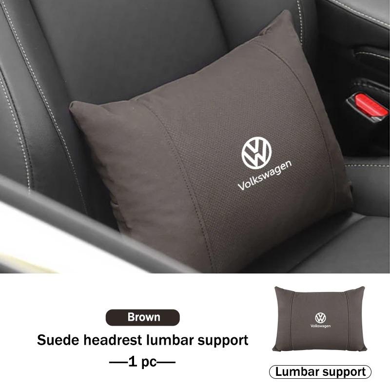 D5 For Volkswagen VW Car Seat Headrest Durable Comfort Neck Support Non Slip Pillow Scirocco Passat Polo B5 B6 B7 CC Tiguan Sharan