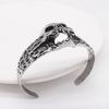 Ghost Skull Bracelet 316L Stainless Steel Biker Punk Style Skeleton Man Bangle
