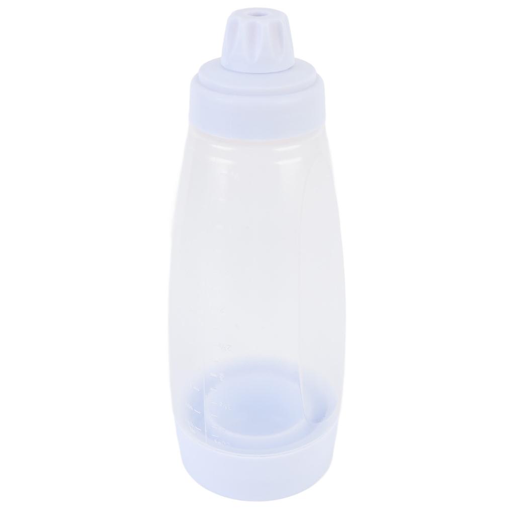 Pfannkuchenteig Mixer Dosierflasche mit Mixkugel Schneebesen Squeeze Küche Shaker Backwerkzeug 1000ML