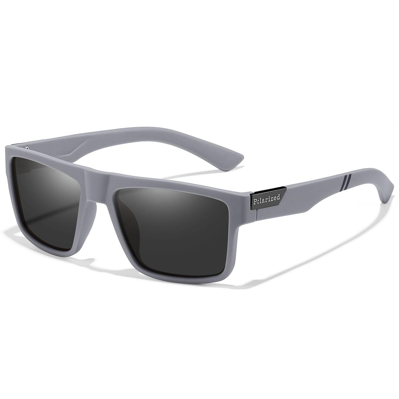 

Polarized Sunglasses for Men and Women Classic Square Frame Glasses for Driving Fishing and Golf Unisex