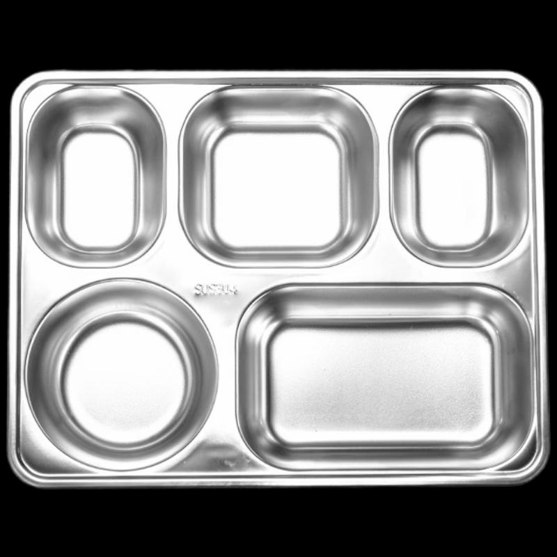 ZISIZ 2-Tier Deep Divided Microwavable Lunch Box