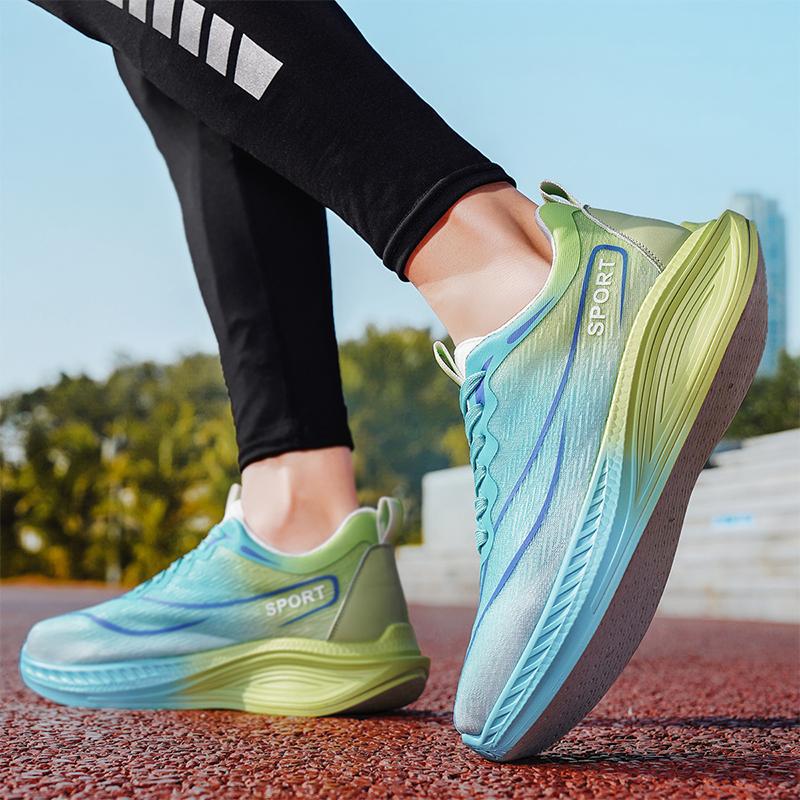 2025 New Ultra-light Shock-absorbing Carbon Board Sports Shoes for Men's Junior High School Students, Special Anti-skid Training Running Shoes for H