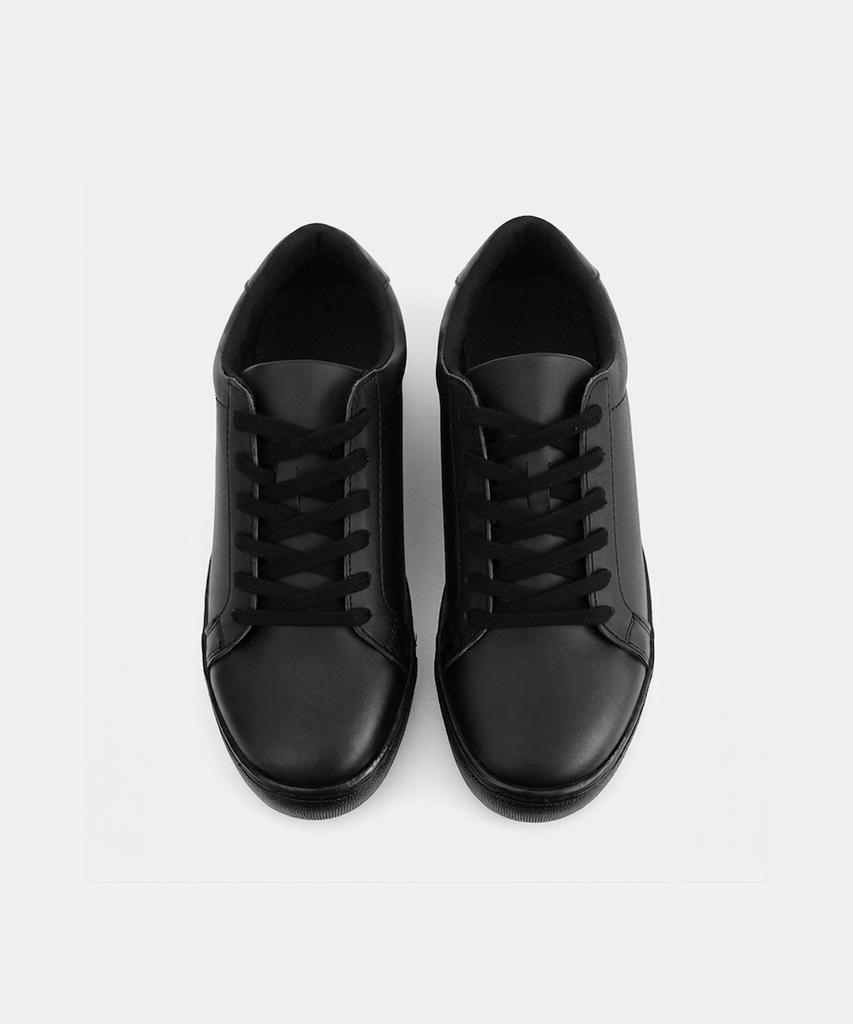 Thenopi Retro 6Cm Height-Increasing Sneakers All Black