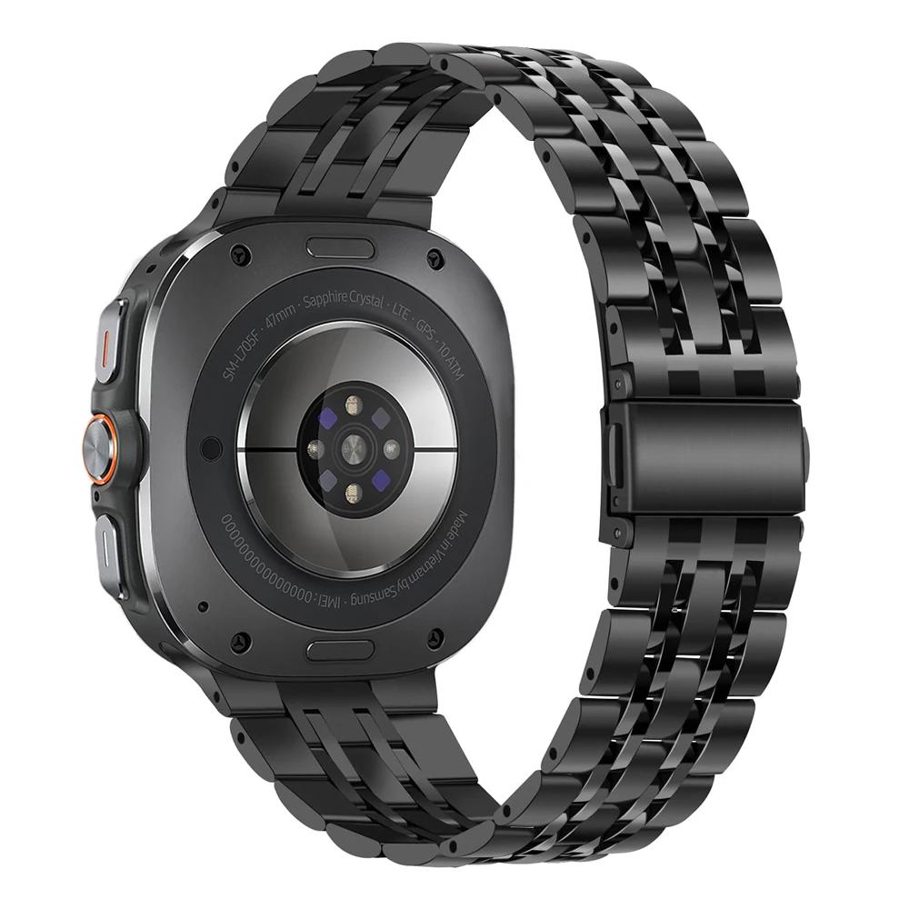 Stainless Steel Band For Samsung Galaxy Watch Ultra 47mm Watchband Galaxy Watch Ultra Strap Metal Bracelet Smartwatch Accessorie