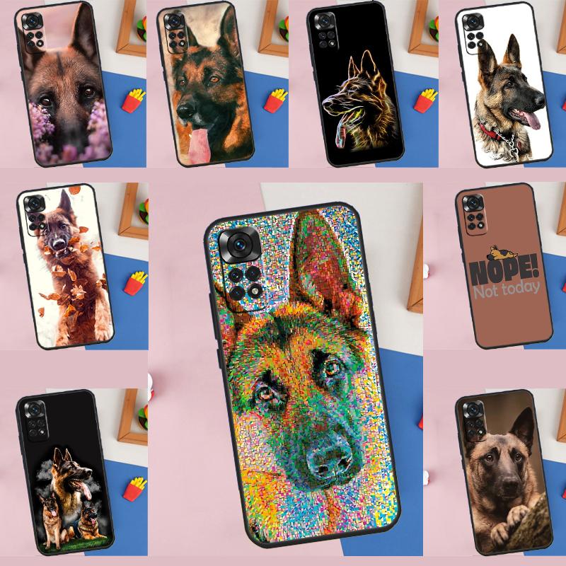 German Shepherd Dog Funda For Xiaomi Redmi Note 14 13 Pro 9 10 11 12 Pro 10S 11S 12S Redmi 13C 10C 12C 14C Case