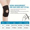 Knee Brace, Compression Knee Support with Air Mesh Fabric, Adjustable Knee Wrap with Side Stabilizers, Ultra-Soft Bandage for Sports, Running