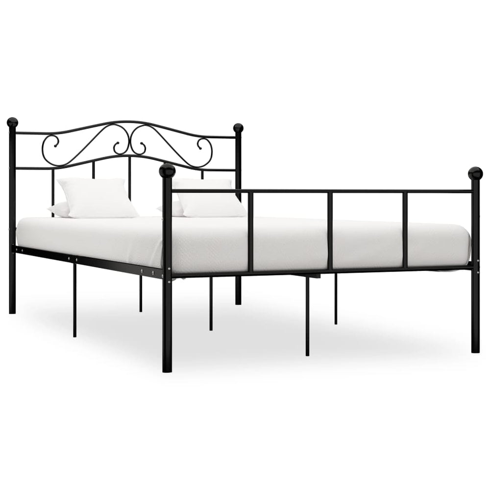 Bed Frame Without Mattress Metal 160x200 Cm
