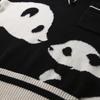 Commong Boca Women's Panda Pattern Cashmere Sweater