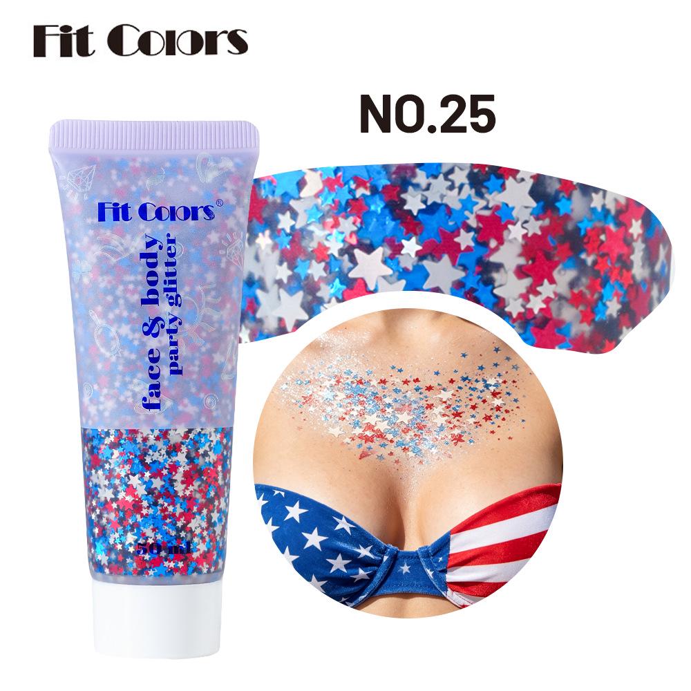 Iridescent Mermaid Scales Sequin Glitter Gel for Face, Body, and Eyes
