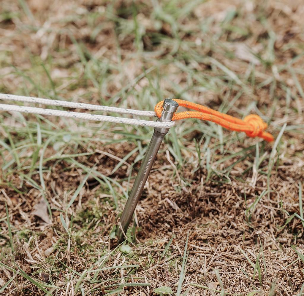 Boundless Voyage Tent Set of or Titanium Outdoor Camping for Hard and Tarp Segs of Ti4005P Segs, 4, 8, 12, Ultra-Hard, Wear-Resistant Alloy, Gear,