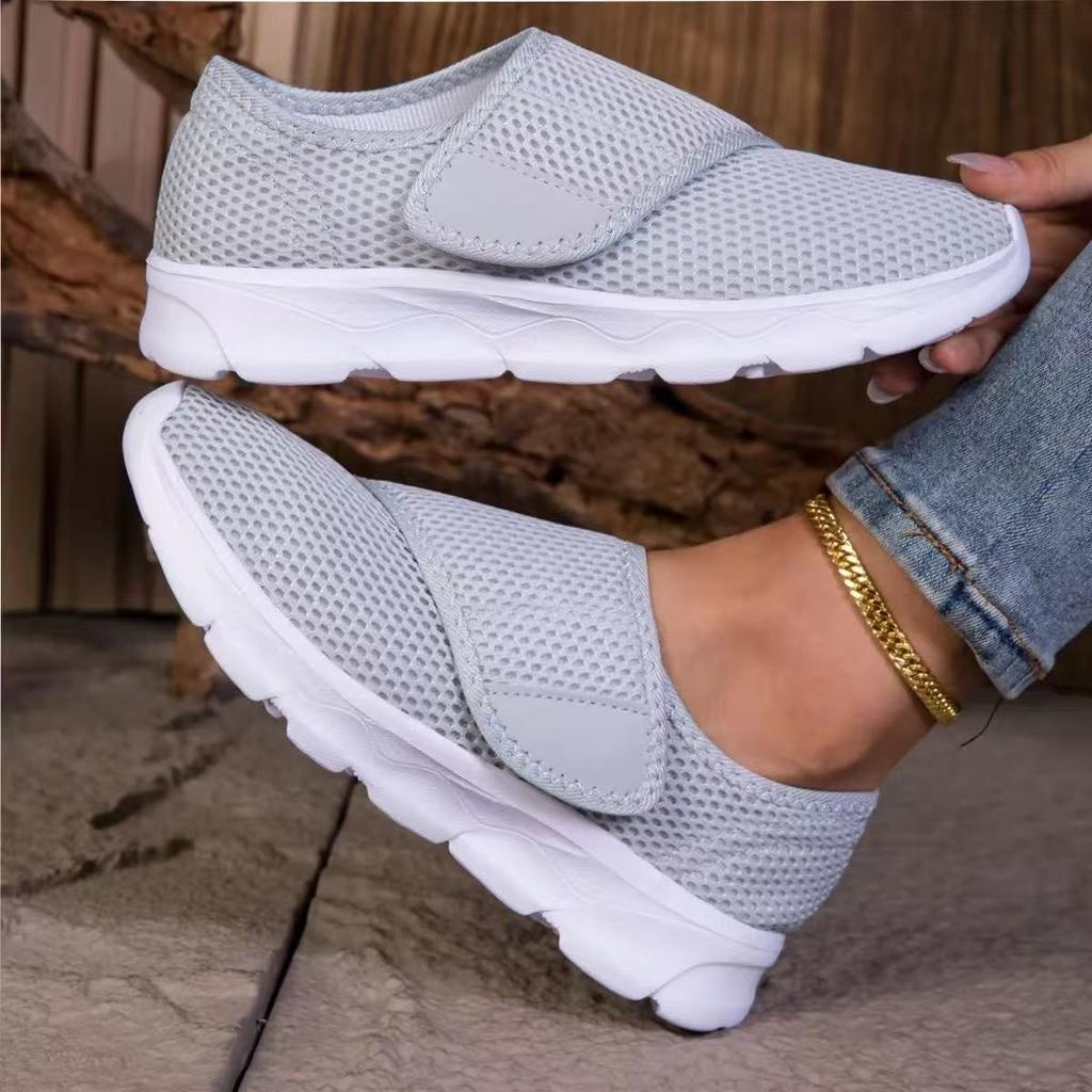 Plus-size Summer Women's Shoes, Featuring Breathable Mesh Uppers and Slip-resistant Soles, Perfect for Everyday Wear and Life In A Villa
