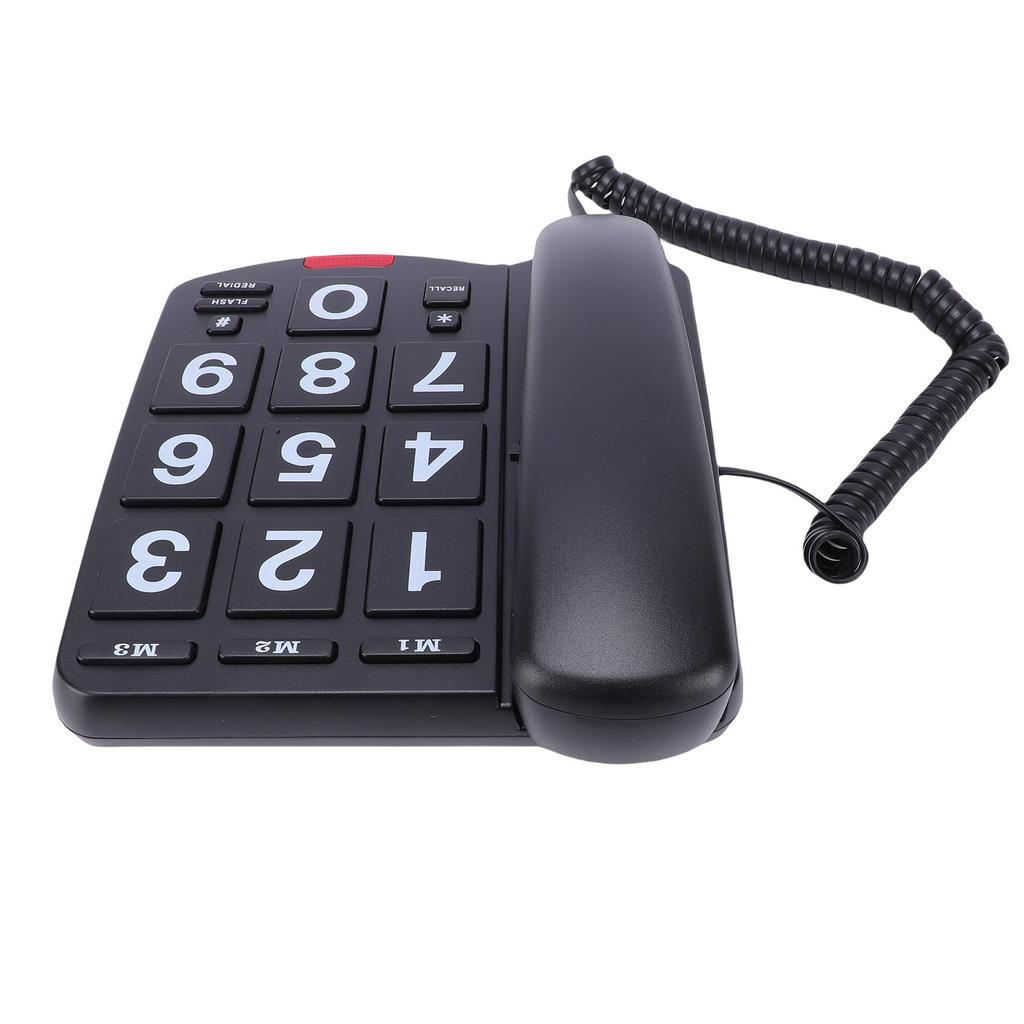 Large Keys Corded Phone   Speed   Landline Phone with 110dB Loud   Flashing Indicator   Function for Seniors