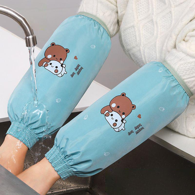 1 para rękawów ochronnych przeciw zabrudzeniom, wodoodporny, wzór z kreskówki, odporny na zabrudzenia, mankiety ochronne, rękawy na ręce odporne na brud