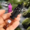 Ampoule Bottle Opener with Soft Rubber Keychain - Cartoon-style Creative Small Gift