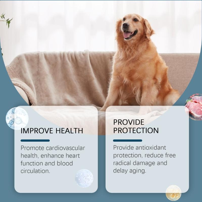 Minerals Supplement Tablets for Dogs 80 Tablets Support Healthy Growth and Daily Nutrition Need Immune Improve