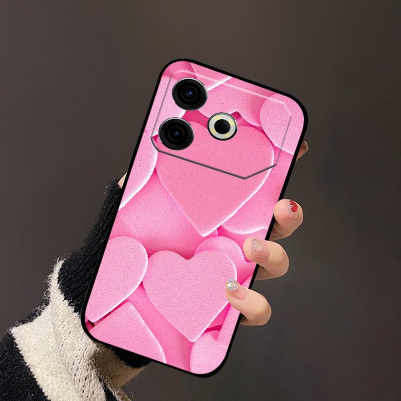 For Tecno Pova 6 Neo Case TPU Luxury Black Silicone Soft Phone Cases for Tecno Pova 6 Neo Portector Soft Cover Pova6 Neo Capa