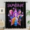 2er-Pack K-Pop-Themen Verdunkelungsvorhänge 85 Prozent Lichtblockierend Ösenfenstervorhänge für Schlafzimmer und Wohnzimmer
