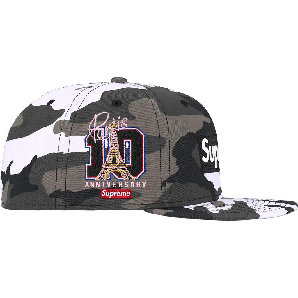 770051 Supreme Shop Box Logo New Era (Paris) Snow Camo