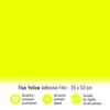 Adhesive Wrapping Film - Racing Color - Fluorescent Yellow - 35 X 50 Cm - Scratch-resistant - High-quality Vinyl