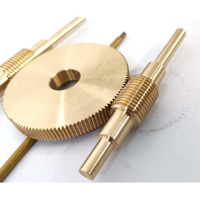 Worm Gear,Wheel Worm,Tooth Gear,Motor Pinion Gear Worm Gear 120 Teeth 0.4M 120T 12MM Hole Diameter Gear 1:120 Brass Decelerating Turbine Worm Gear