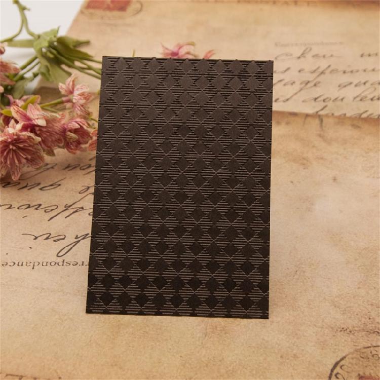 Texturierte Stempelvorlage für Kunstprojekte Wiederverwendbare Kunststoff-Prägeplatte Bastelzubehör