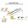 IPEX1 U.FL To SMA Right-Angle RG1.13 RF Jumper Cable (10cm, 10-Pack)