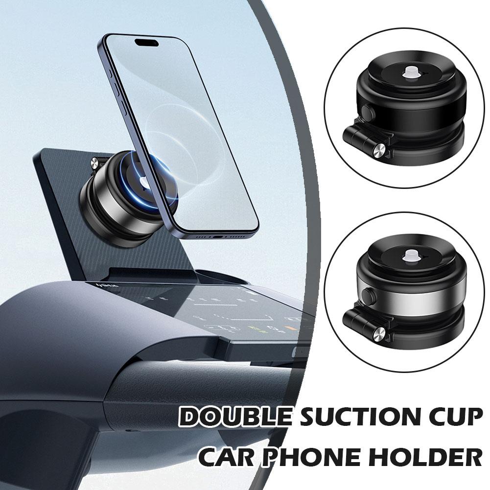NEW 360° Rotation Electric Vacuum Magnetic Car Cell Phone Holder Strong Suction Cup Car Mount Stand Interior Car Accessories HOT