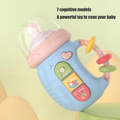 Elektrická světla pro novorozence, hudební hračky, elektrické uklidňující lahvičky, chrastítka, hračky pro rané vzdělávání