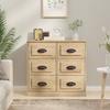 Cabinet, Sonoma Oak, 70X35.5X67.5 Cm, Wood-Based Material