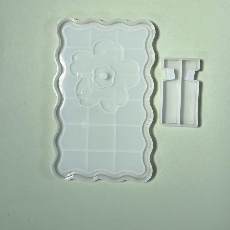 Food Grade Silicone Mould for DIY Clock Dials Crafting with Resin and Paint for Home Decoration
