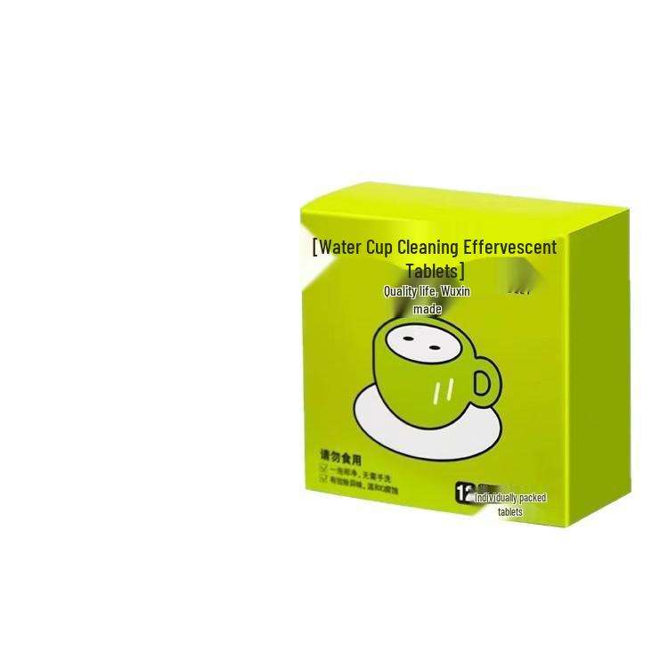 Tablety na čištění čajových šálků od skvrn od kyslíku a vodního kamene