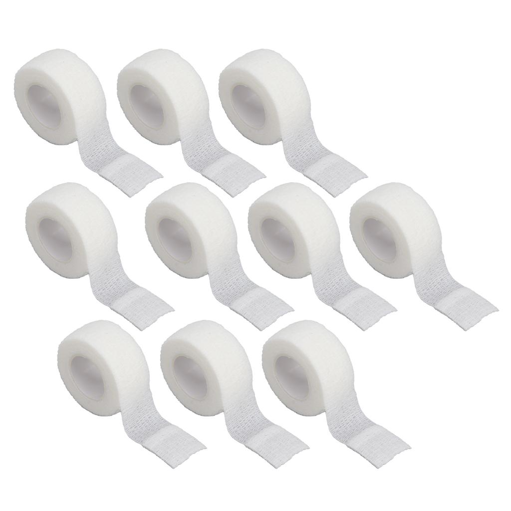 10 Rolls 1 Inch X 2 Yards Self Adhesive Wrap Breathable Elastic Cohesive Bandage Tape for