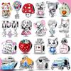 Copper Original Beads Fit Charms Bracelet Diy Perfume Cat House Fashion Woman Jewelry