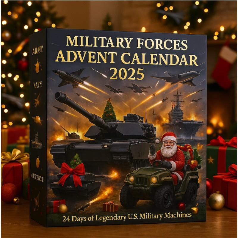 Acrylic Christmas Tree Ornament Blind Box 2025 Military Legend Advent Calendar Decor Adults Collectors