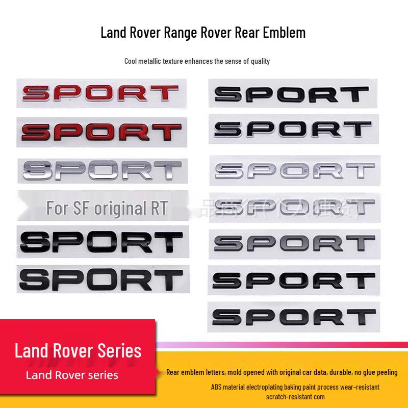Land Rover Discovery Sport & Range Rover Sport Rear Lettering Car Badge