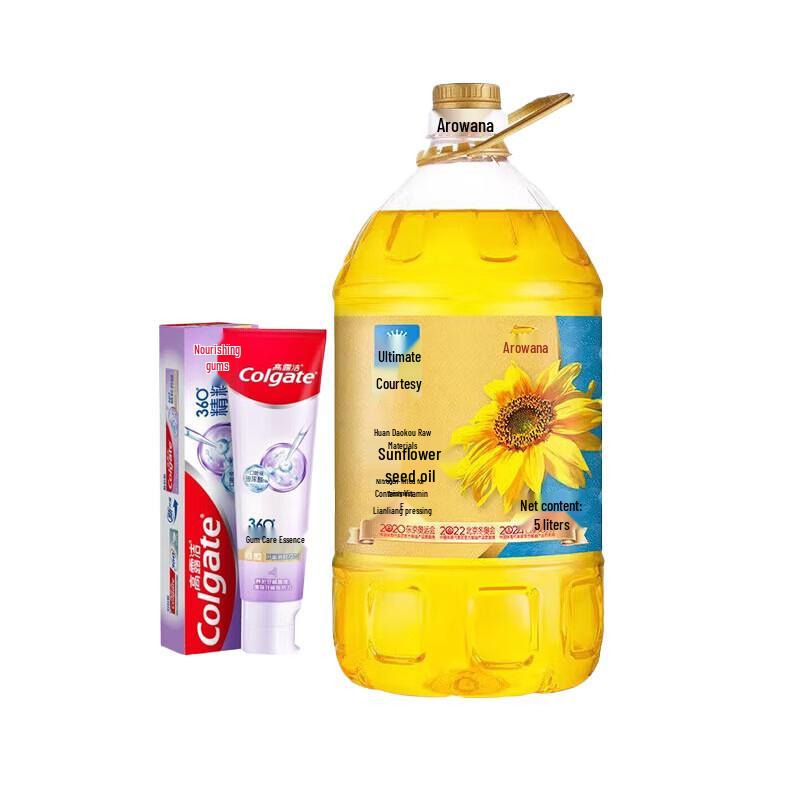 

Colgate 360 Gum Care Toothpaste with 5L Sunflower Oil Bundle