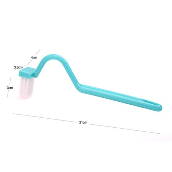 S-Shaped Toliet Brush Cleaning Side Curved Clean Households Closestool Hand Tool