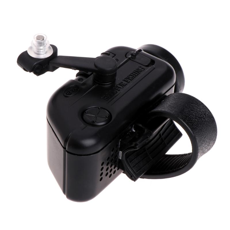 

Высокочувствительный сигнализатор укуса рыбы с регулируемым объемом, сигнальное устройство для удочки, сигнализатор приманки чёрный