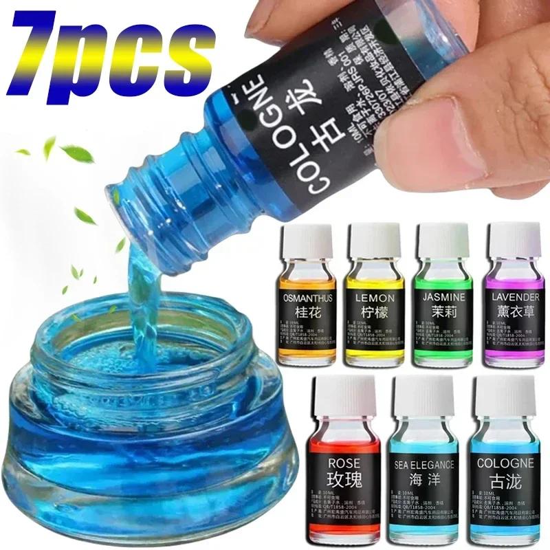 1/7pcs 10ml Car Perfume Supplement Natural Plant Oil Water Soluble Auto Air Freshener Home Fragrance Car Accessories