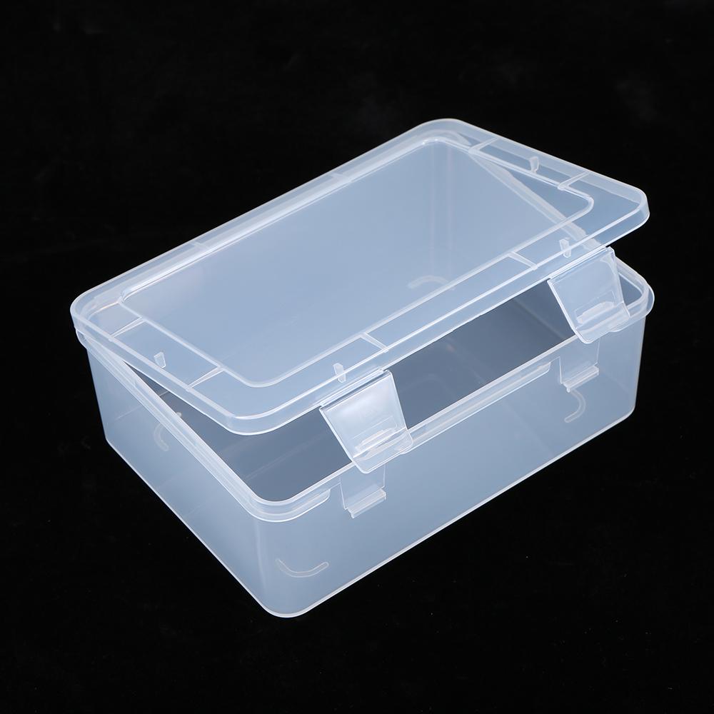 The Thickened Portable Rectangular Transparent Lastics Box Parts Storage Box With Cover