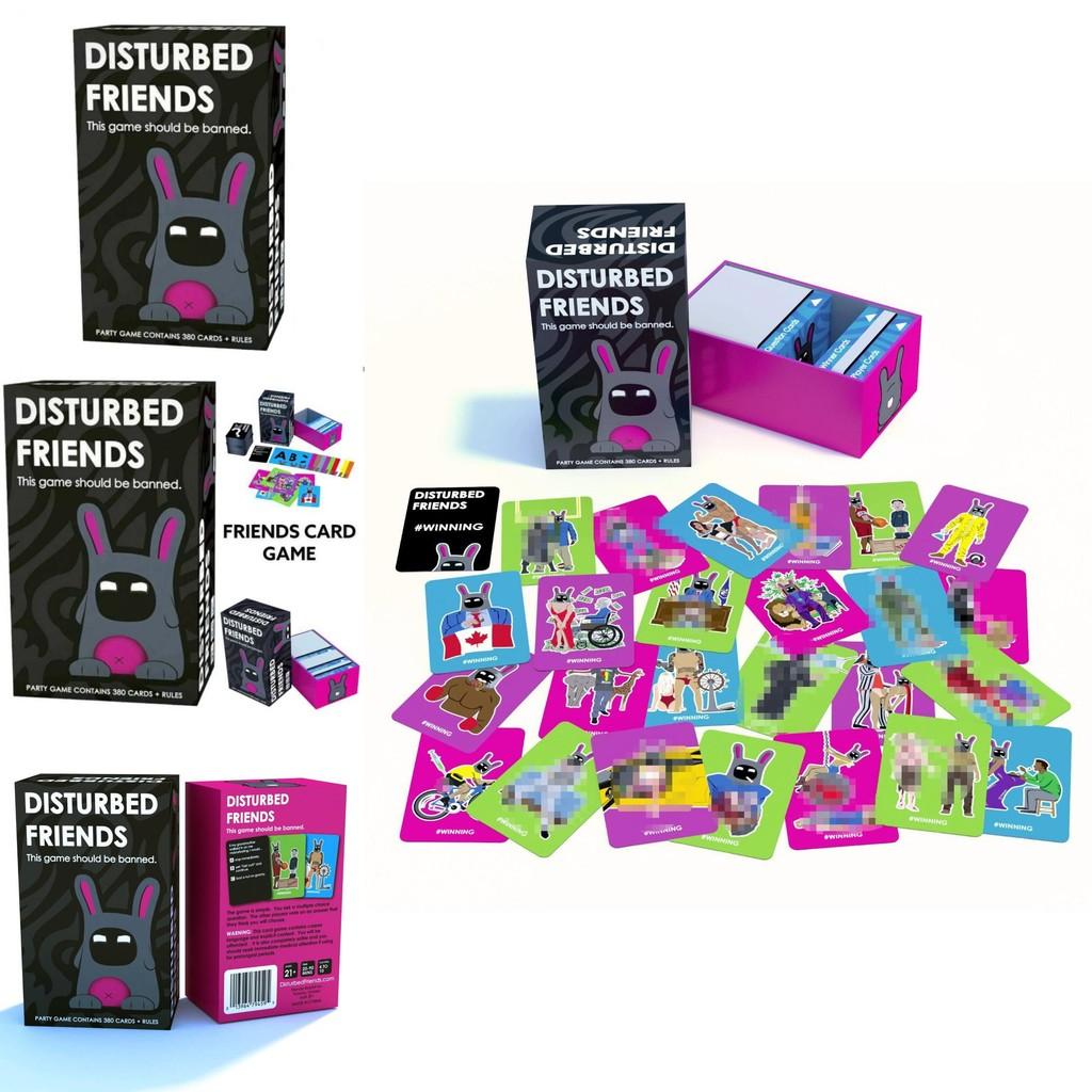 Confused Friends Antihuman Kartenspiel Für Erwachsene und Kinder Familienparty Spaß