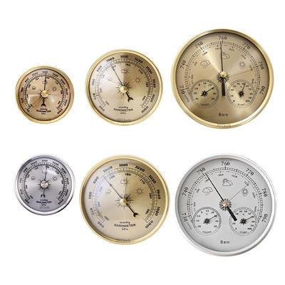 Round Three-in-One Barometer with Hygrometer & Thermometer