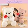 Süßer Cartoon Rose Teddybär Plüschtier Puppe Kissen Großhandel Fabrik Lieferant