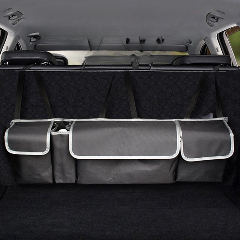 1Pc  Cloth Car Trunk Storage Bag, Car Rear Seat Back Hanging Bag, Car Storage Bag, Car Storage Bag