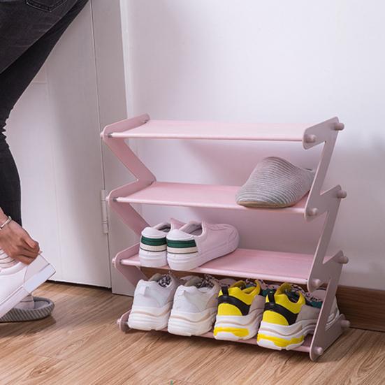 Yousheng Shoe Rack Easy Assembly Stable Structure Four-layer Free Standing Closet Entryway Bedroom Floor Outdoor Shoe Organizer Shoe Stand Shoe Shelf