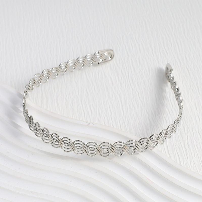 Metal DIY Wedding Headband Bride Crown Gold Headdress Hairwear Hairband Base