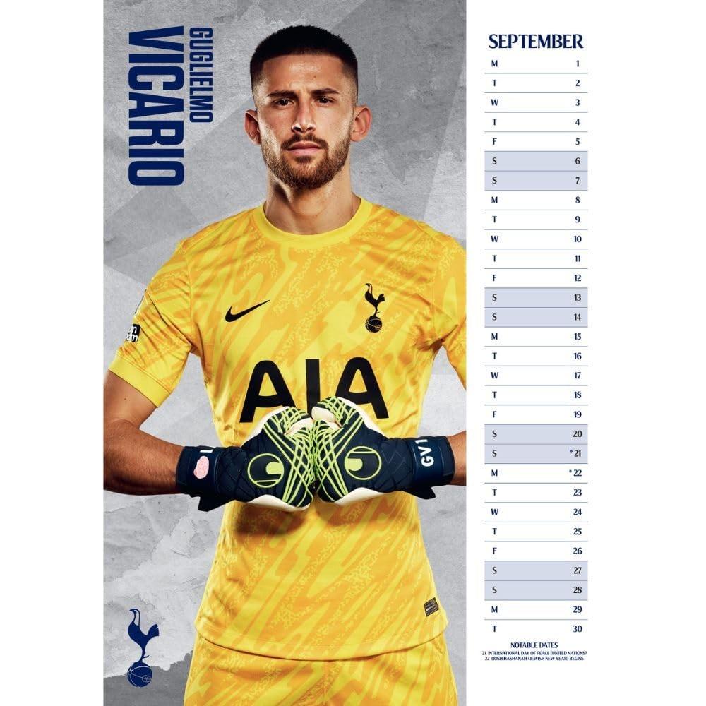 Tottenham Hotspur FC 2025 A3 Wall Calendar